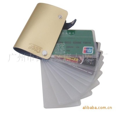 【供應(yīng)銀行卡套 防磁卡套 信用卡套 真皮卡包 名片包 廠家直銷】價(jià)格,廠家,圖片,卡包、卡套,廣州市白云區(qū)唐人皮具廠-